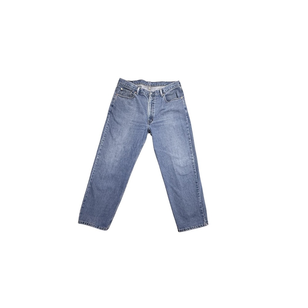 Levis 550 Jeans Mens 40x30 Blue Medium Wash Relaxed Fit Tapered Leg Denim Cotton